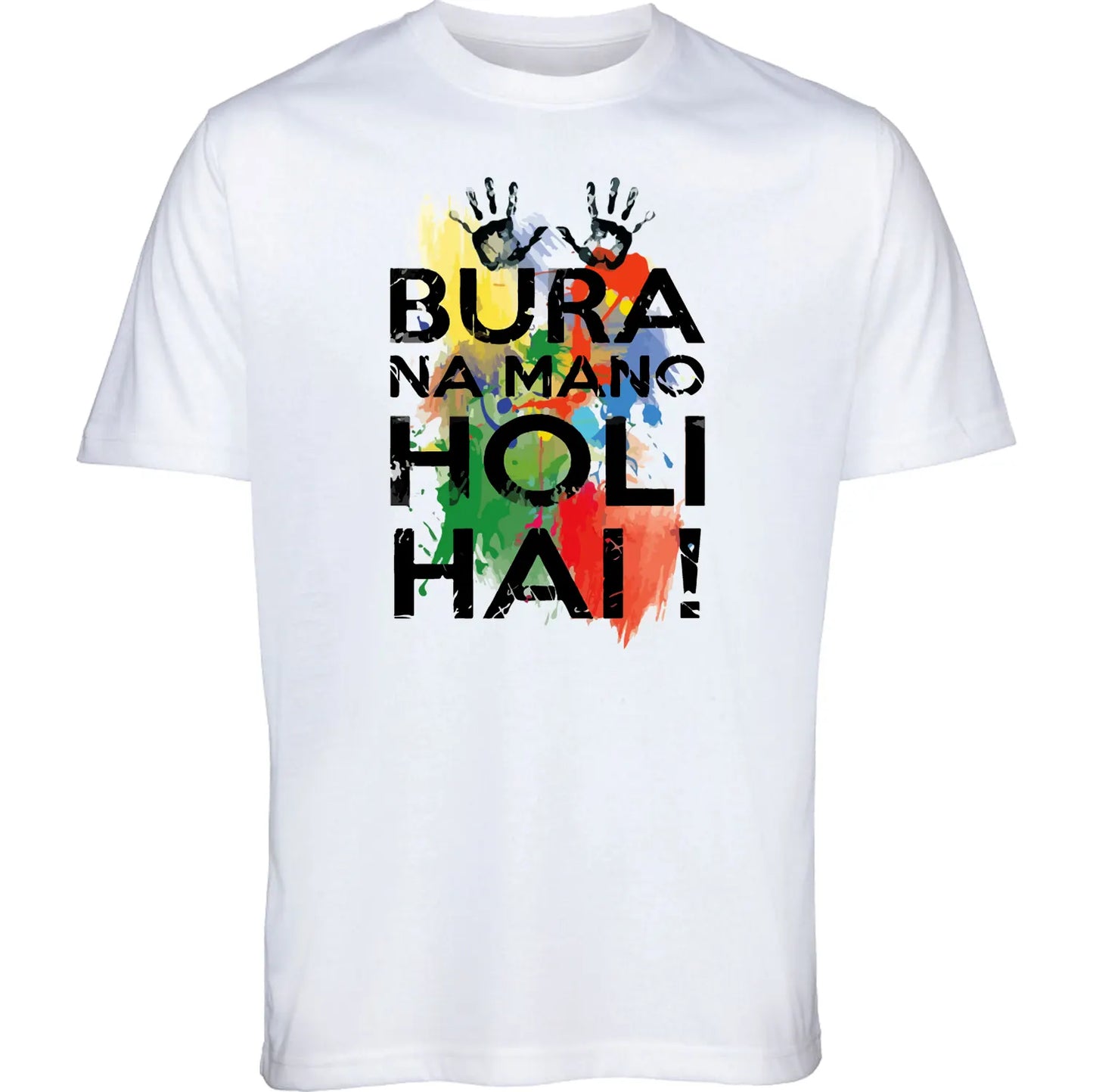 Custom Holi Theme T-Shirt β Celebrate Colors in Style!