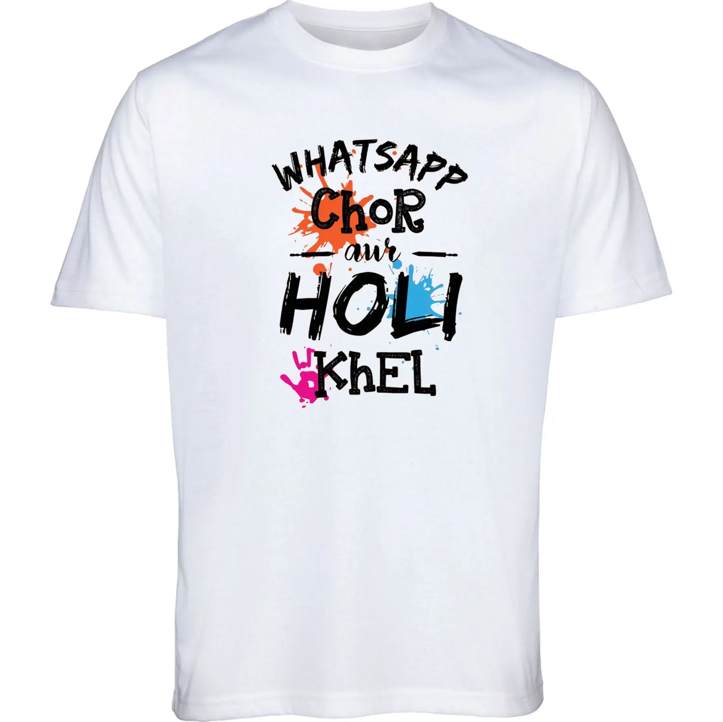 Custom Holi Theme T-Shirt β Celebrate Colors in Style!