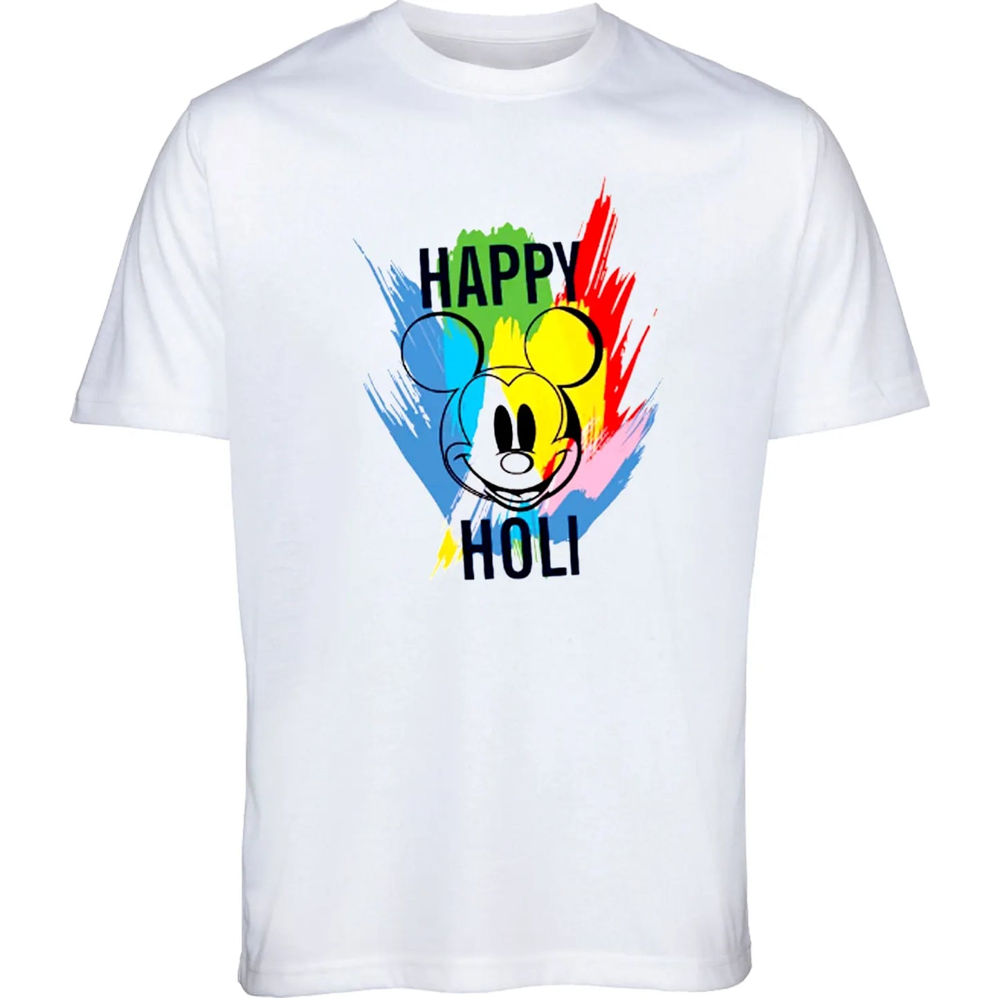 Custom Holi Theme T-Shirt β Celebrate Colors in Style!