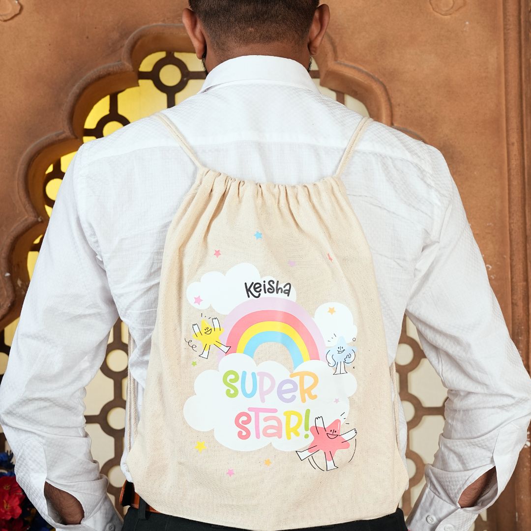Personalized Drawstring Sack Bag – Custom Printed Multipurpose Backpack