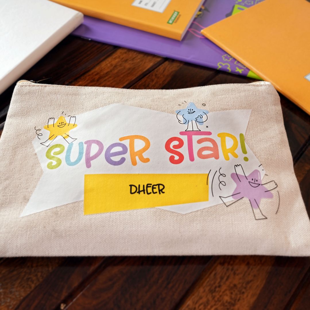 Personalized Pencil Pouch – Custom Printed Multi-Use Stationery Case