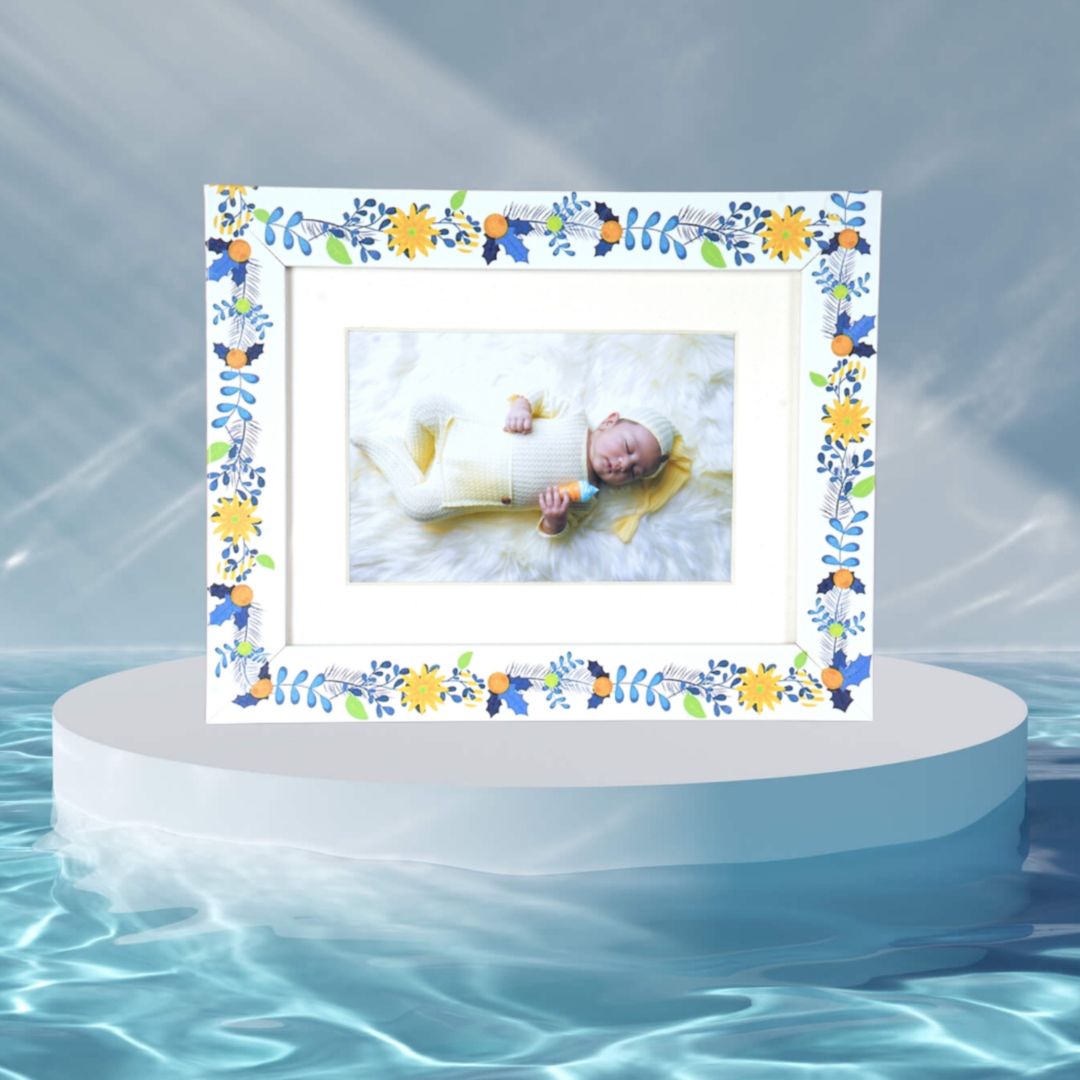 Personalized Designer Photo Frame – Acrylic Frame with Stand & Wall Mount