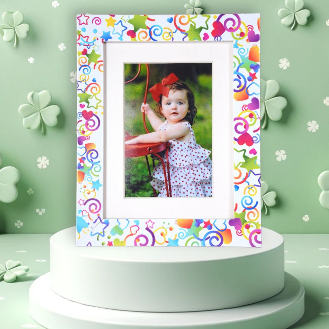 Personalized Designer Photo Frame – Acrylic Frame with Stand & Wall Mount