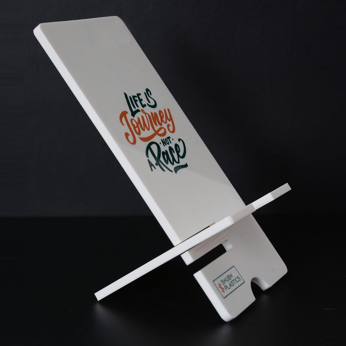 Personalized Acrylic Mobile Stand – A Blend of Utility and Style