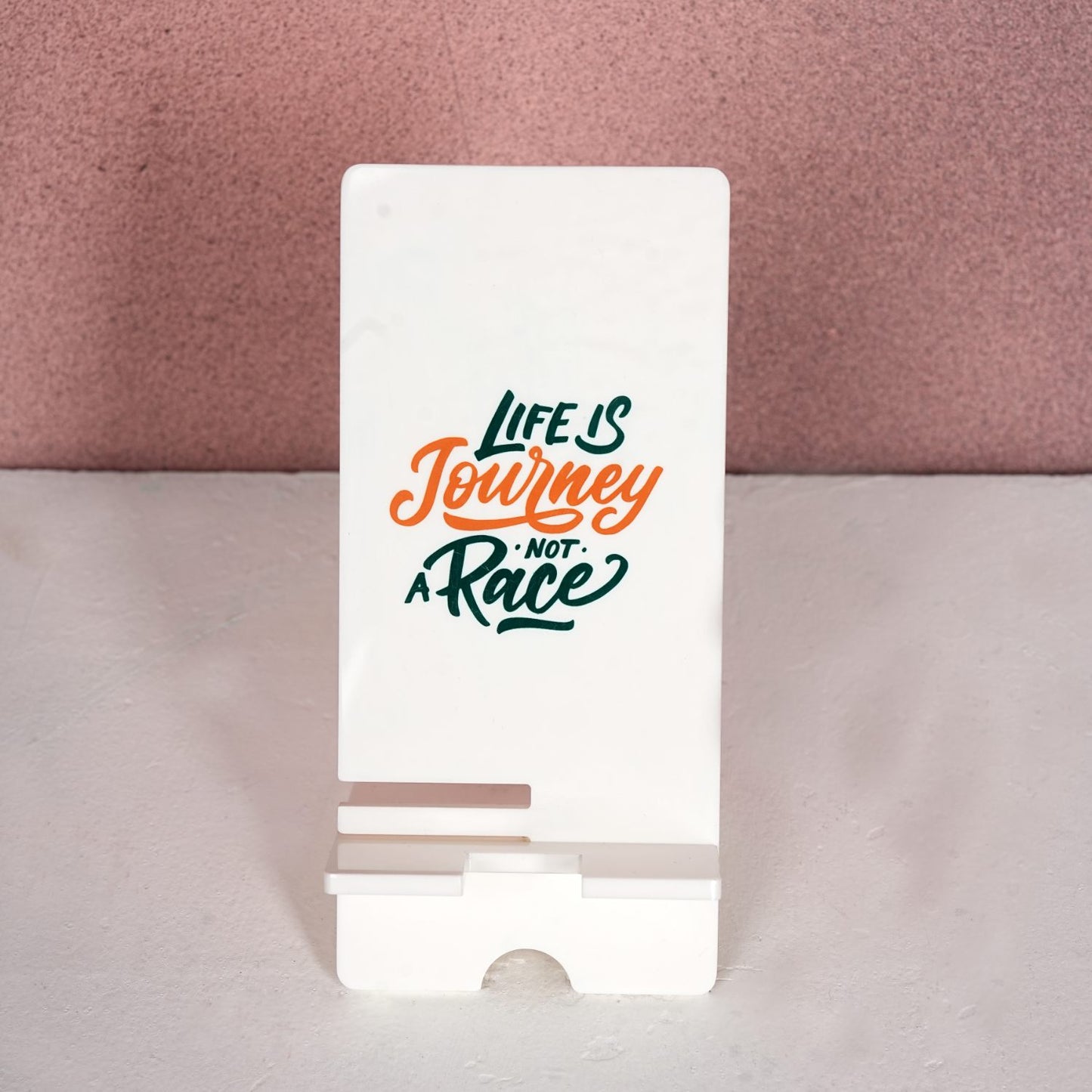 Personalized Acrylic Mobile Stand – A Blend of Utility and Style