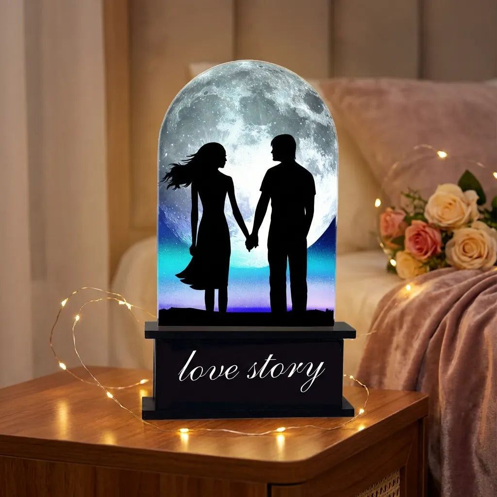 Aura - Heritage Illuminated Table Photo Frame