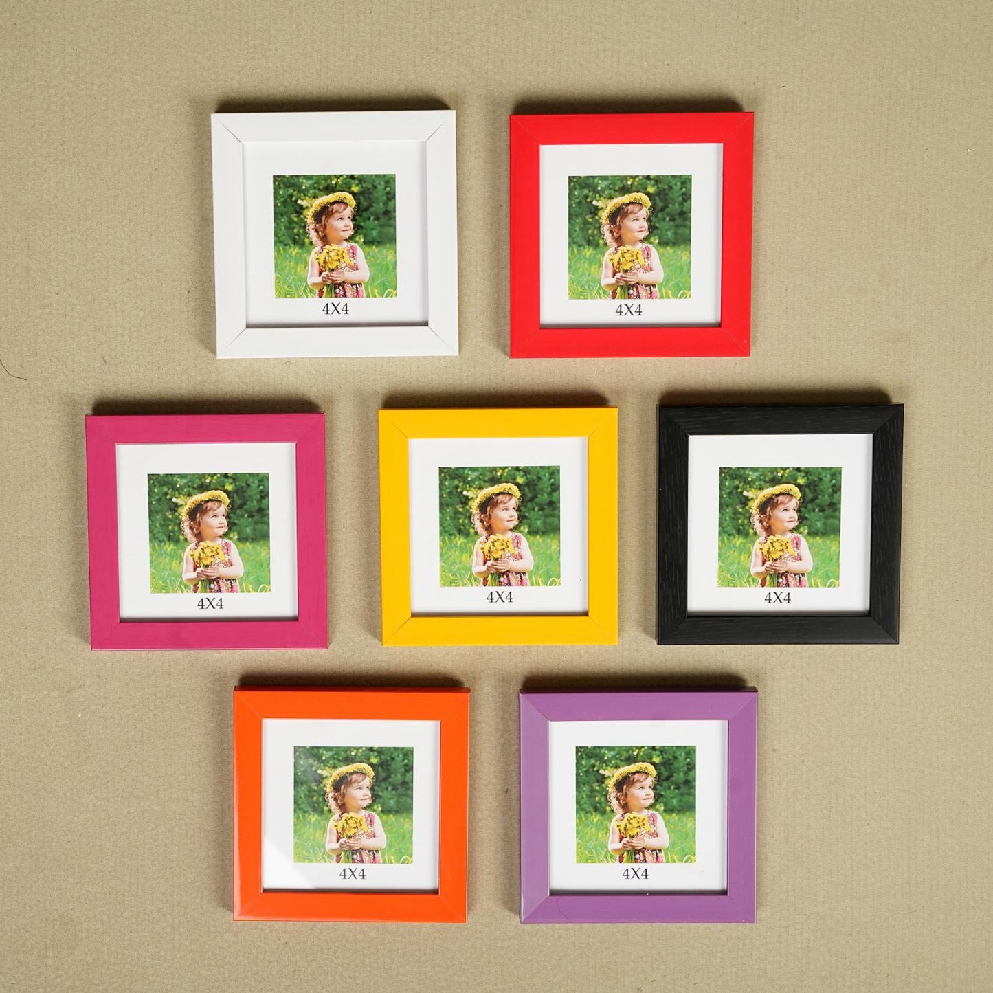 Color Frame Pack of 7 – A Burst of Color for Your Cherished Memories