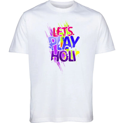 Custom Holi Theme T-Shirt – Celebrate Colors in Style!