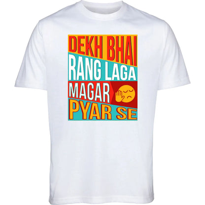 Custom Holi Theme T-Shirt – Celebrate Colors in Style!