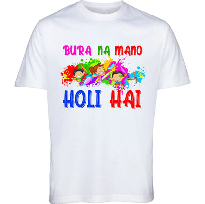 Custom Holi Theme T-Shirt – Celebrate Colors in Style!