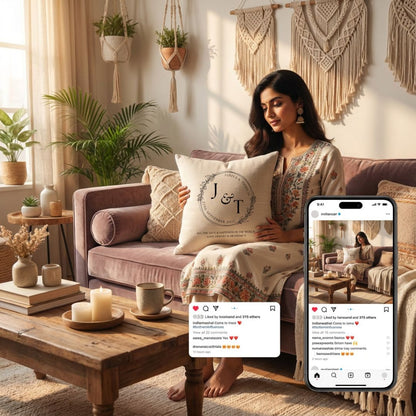 Personalized Full-Print Pillow – Double-Sided Custom Cushion with Your Design