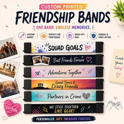 Squad Strings – Custom Name Friendship Bands