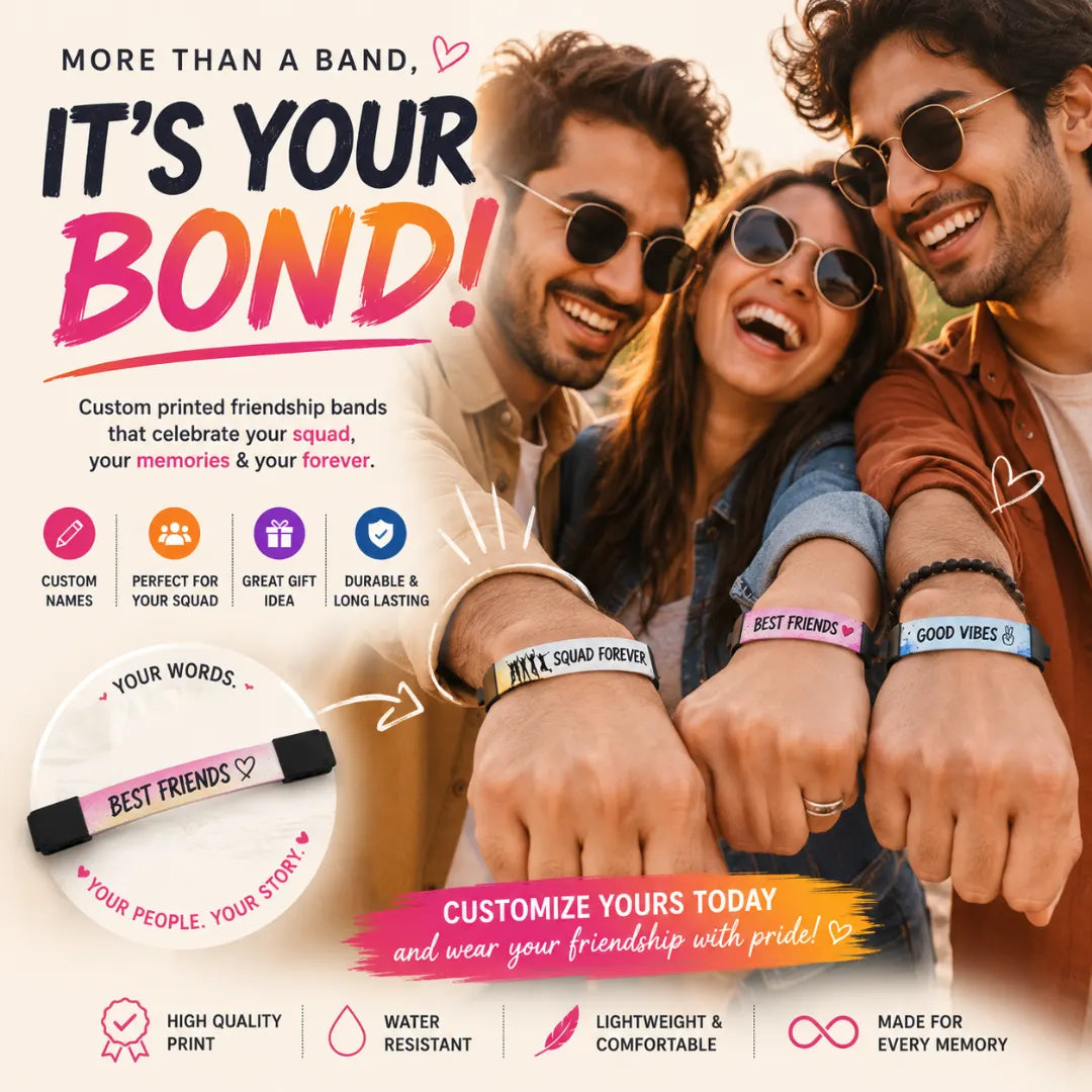 Squad Strings – Custom Name Friendship Bands