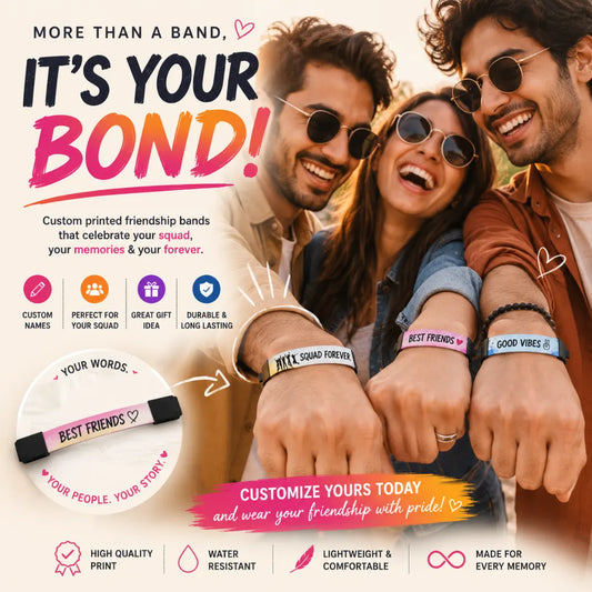 Squad Strings – Custom Name Friendship Bands
