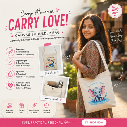 StoryTote Personalized Canvas Bag