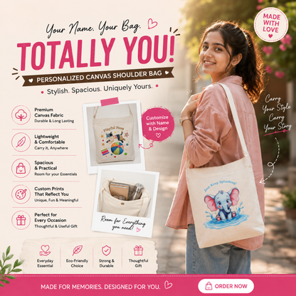StoryTote Personalized Canvas Bag